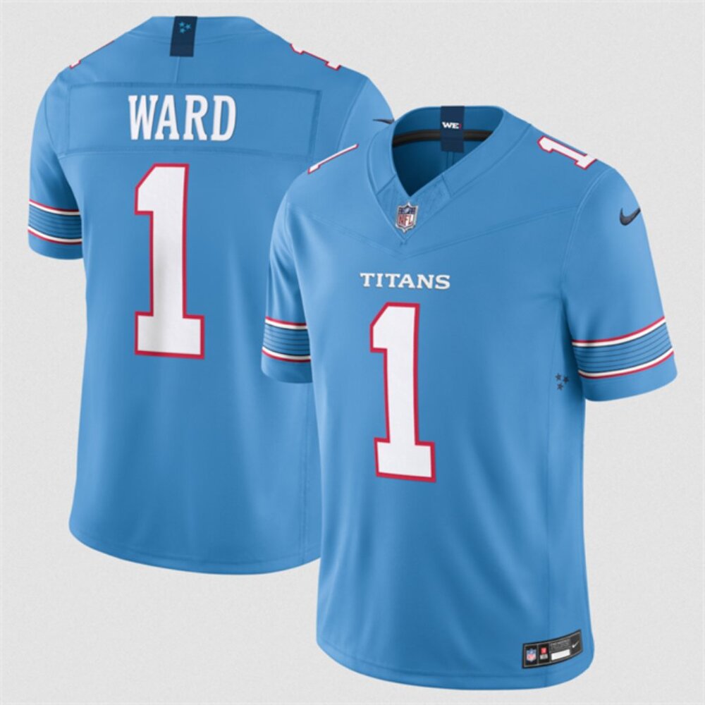 Can Select Mens Youths  Cameron Ward Light Blue Stitched Jersey Vapor